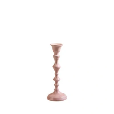 Be Home Nera Light Rose Candle Holder In Pink