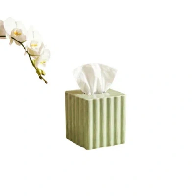 Be Home Nera Tissue Box In Green