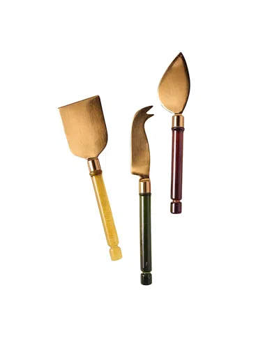Be Home Niko Cheese Knives In Brown