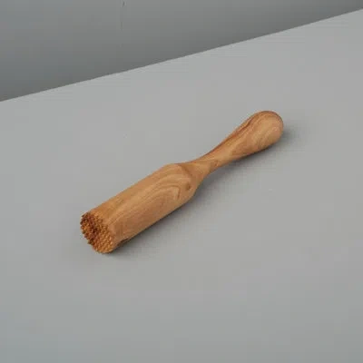 Be Home Olive Wood Muddler In Brown Wood