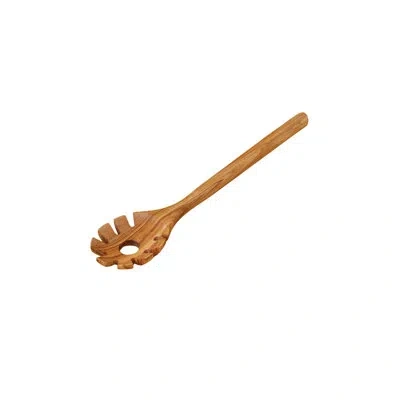 Be Home Olive Wood Pasta Spoon In Natural Wood
