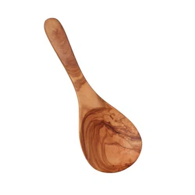 Be Home Olive Wood Serving Spoon In Brown
