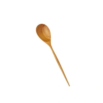Be Home Padma Teak Mixing Spoon In Natural Wood