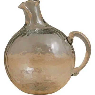 Be Home Pebble Glass Globe Pitcher In Transparent