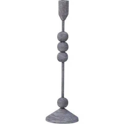 Be Home Petra Candlestick In Gray
