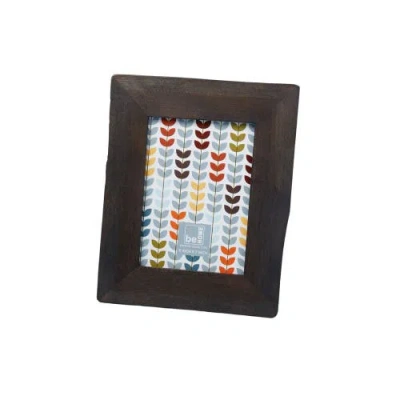 Be Home Reclaimed Wood Black Frame In Multi