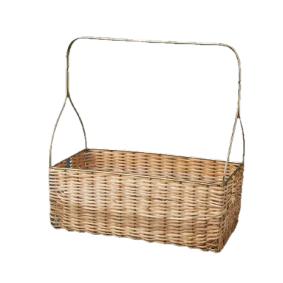 Be Home Rowan Caddy Basket In Brown