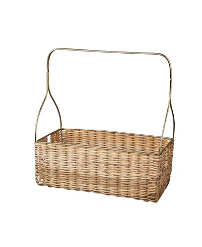 Be Home Rowan Caddy Basket In Neutral