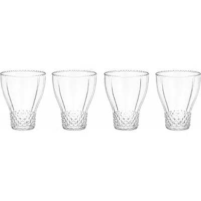Be Home Ruffle Bell Glass In Transparent