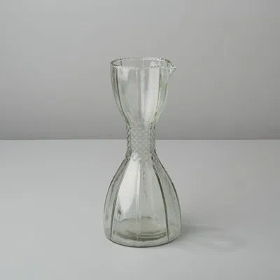 Be Home Ruffle Glass Bell Carafe In Clear