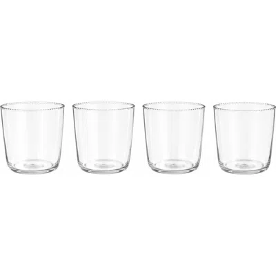Be Home Ruffle Rocks Glass In Transparent