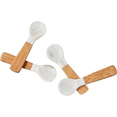 Be Home Seashell Spoons In Brown