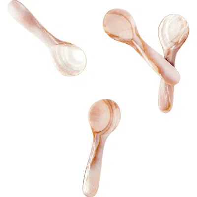 Be Home Seashell Spoons In Pink