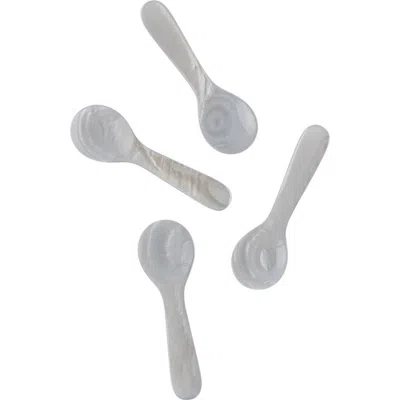 Be Home Seashell Spoons In White