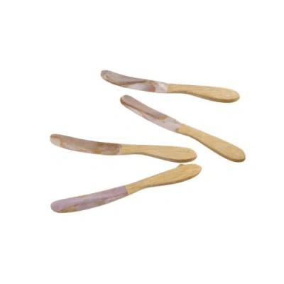 Be Home Serin Shell Spreaders In Brown