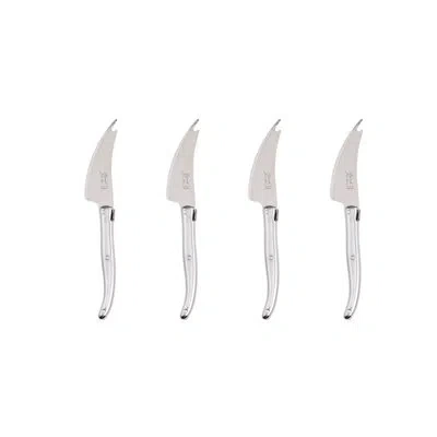 Be Home Set Of 4 Laguiole Pronged Knife, Stainless Steel