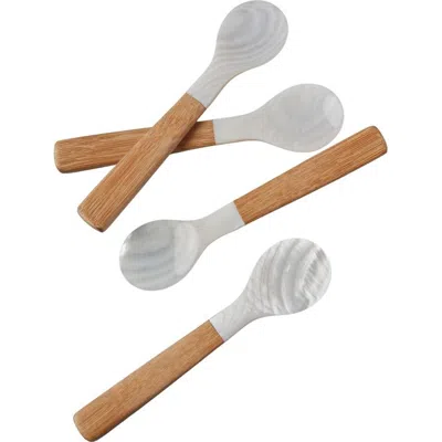 Be Home Shell & Spoons In White