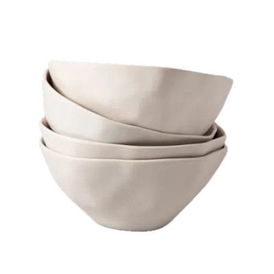 Be Home Tam Stoneware Dessert Bowl In Neutral