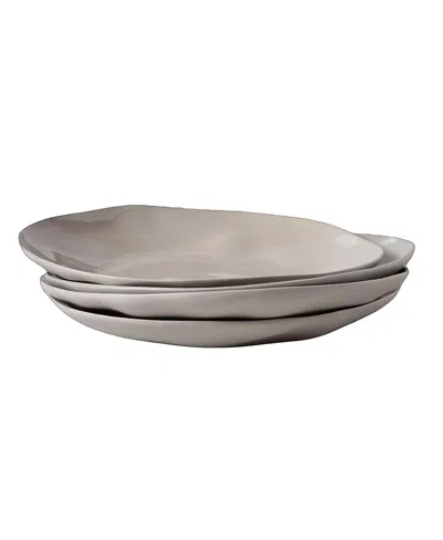 Be Home Tam Stoneware Dinner Plate, Set Of 4 In Neutral