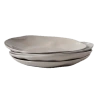 Be Home Tam Stoneware Dinner Plate In Silver