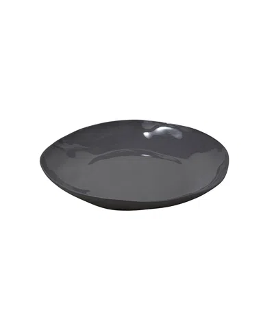 Be Home Tam Stoneware Platter In Black
