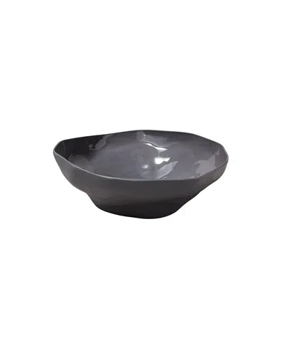 Be Home Tam Stoneware Serving Bowl In Black