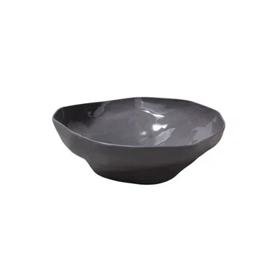 Be Home Tam Stoneware Small Serving Bowl, Slate