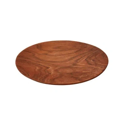 Be Home Teak Side Plate In Brown