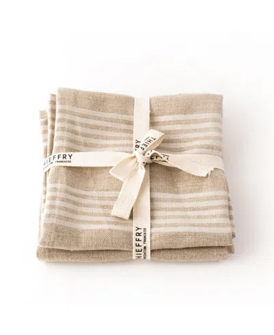 Be Home Thieffry Belgian Linen Dishtowels, Set Of 2 In Natural