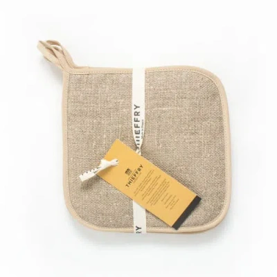 Be Home Thieffry Belgian Linen Potholder