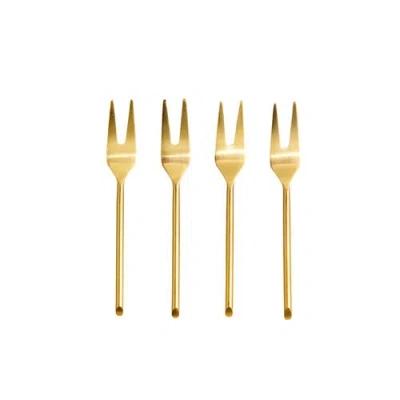 Be Home Thin Small Forks In Gold