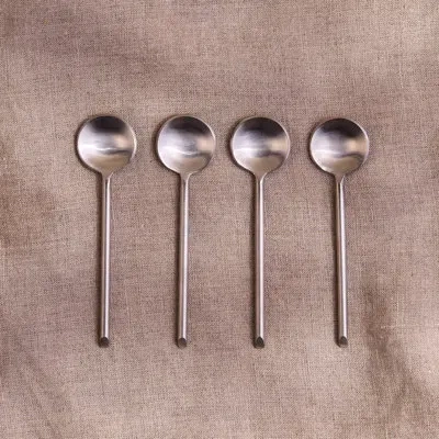 Be Home Thin Stainless Small Spoons, Set Of 4