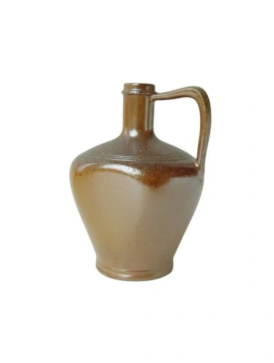 Be Home Vintage French Stoneware Bottle 0.5 L In Brown