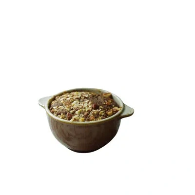 Be Home Vintage French Stoneware Small Handled Bowl - (0.25 L) Brown