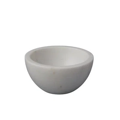 Be Home White Marble Bowl, Small