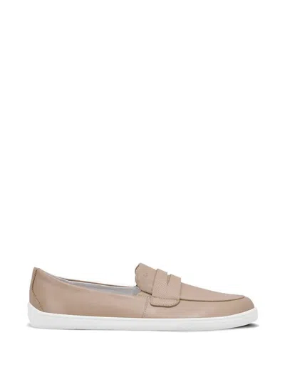 Be Lenka Buena Leather Penny Loafers In Brown