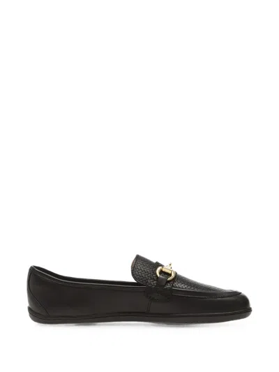 Be Lenka Divella Horsebit Woven-panel Sneakers In Black