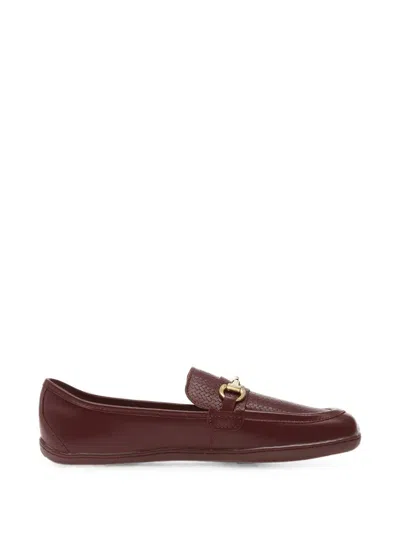 Be Lenka Horsebit Woven-detail Loafers In Brown