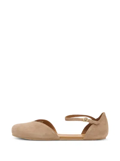 Be Lenka Lilea Buckle-fastening Ballet Flats In Neutral