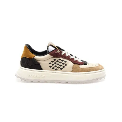 Be Positive Cuprace Basket - Leather + Suede In Brown