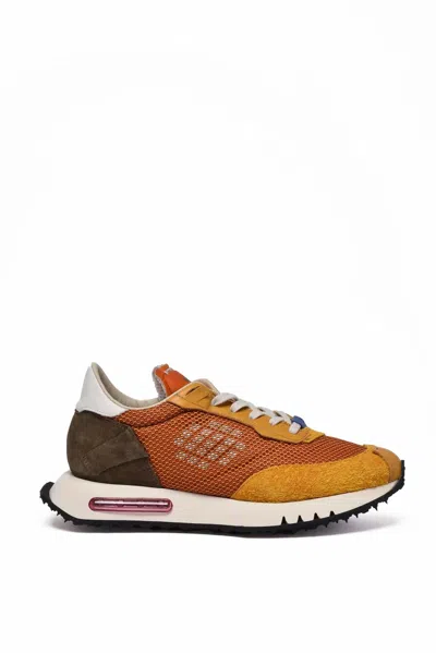 Be Positive Space Race Sneakers - Orange In Brown