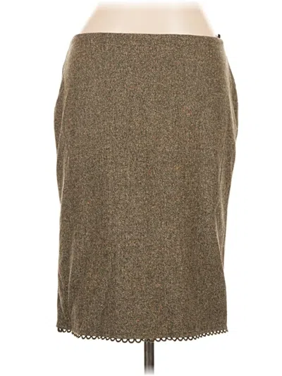 Pre-owned Be. Wool Skirt In Brown