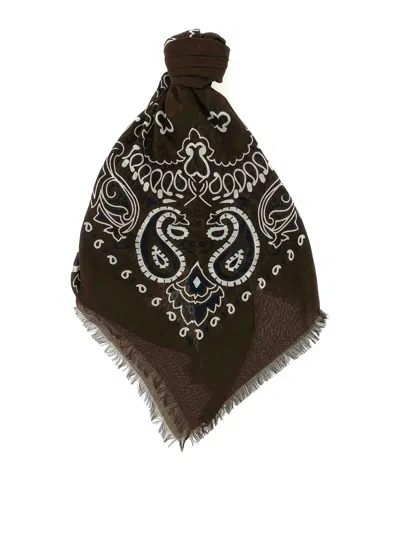 Be You Bandana Stole In Brown