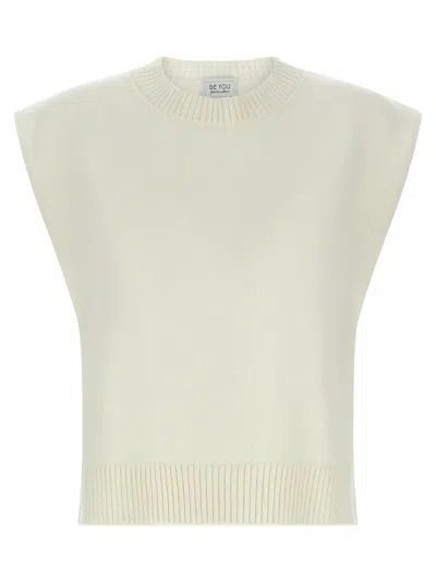 Be You 'benedicta' Vest In Neutral