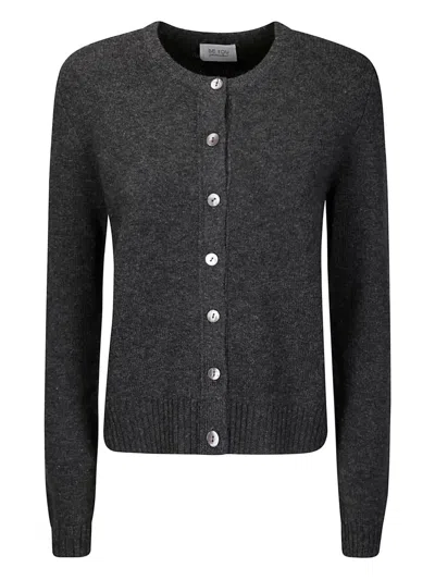 Be You Buttoned Cardigan In Gray