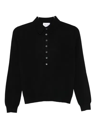 Be You Buttoned Sweater In Black