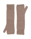 Be You By Geraldine Alasio Man Gloves Khaki Size Onesize Cashmere In Brown