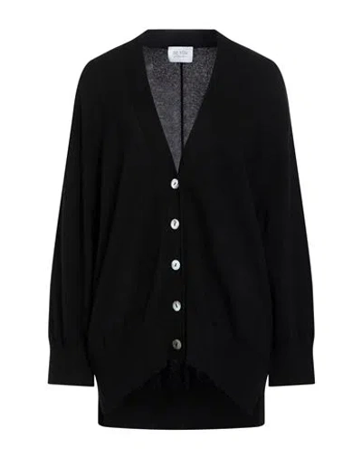 Be You By Geraldine Alasio Woman Cardigan Black Size M Cashmere