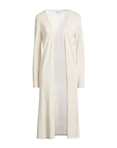 Be You By Geraldine Alasio Woman Cardigan Light Grey Size M Viscose, Polyamide, Polyester In Gray