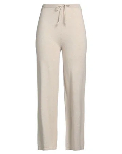 Be You By Geraldine Alasio Woman Pants Beige Size Xl Cashmere